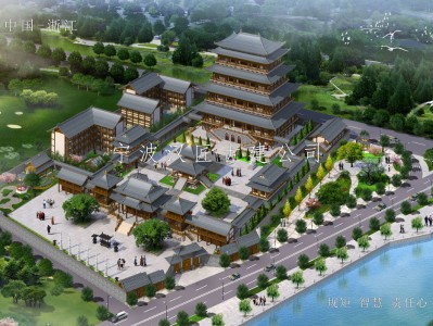 宁海寺院改扩建规划设计施工-石觉寺